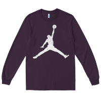 Plum Slam Dunk Vintage Long Sleeve Tee - linhVisuals