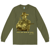 Army Green the outlaw josey wales Long Sleeve Tee - linhVisuals