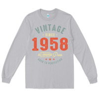 Moon Dust Vintage Since 1958 - 64th Birthday Retro Classic Long Sleeve Tee - linhVisuals