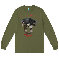Army Green In This Moment Blood Long Sleeve Tee - linhVisuals