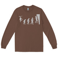 Chestnut funny rock climbing evolution Long Sleeve Tee - linhVisuals