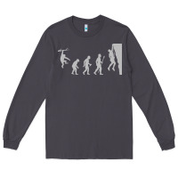 Smoke funny rock climbing evolution Long Sleeve Tee - linhVisuals