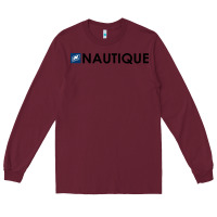 Burgundy Nautique Boats Long Sleeve Tee - linhVisuals