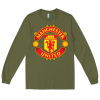 Army Green manchester Long Sleeve Tee - linhVisuals