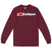 Burgundy Nautique Boats Long Sleeve Tee - linhVisuals