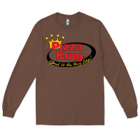 Chestnut Pizza King Cowboy Long Sleeve Tee - linhVisuals