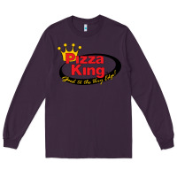 Plum Pizza King Cowboy Long Sleeve Tee - linhVisuals