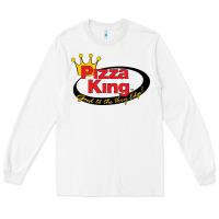 White Pizza King Cowboy Long Sleeve Tee - linhVisuals