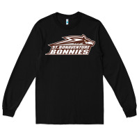 Black st. bonaventure bonnies Long Sleeve Tee - linhVisuals