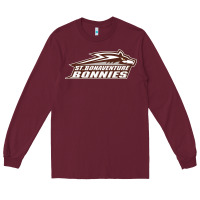 Burgundy st. bonaventure bonnies Long Sleeve Tee - linhVisuals
