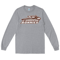 Heather Grey st. bonaventure bonnies Long Sleeve Tee - linhVisuals