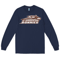 Navy st. bonaventure bonnies Long Sleeve Tee - linhVisuals