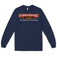 Navy Firehouse Subs Long Sleeve Tee - linhVisuals