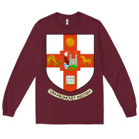 Burgundy university bristol Long Sleeve Tee - linhVisuals
