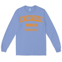 Colony Blue knoxville tennessee tn vintage athletic sports design pullover hoodie Long Sleeve Tee - linhVisuals