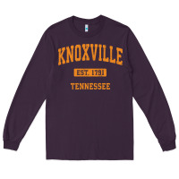 Plum knoxville tennessee tn vintage athletic sports design pullover hoodie Long Sleeve Tee - linhVisuals