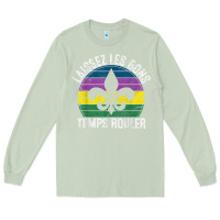 Matcha laissez les bons temps rouler gift mardi gras masquerade t shirt Long Sleeve Tee - linhVisuals