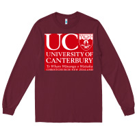 Burgundy university canterbury Long Sleeve Tee - linhVisuals
