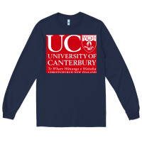 Navy university canterbury Long Sleeve Tee - linhVisuals