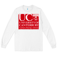 White university canterbury Long Sleeve Tee - linhVisuals