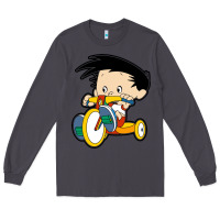 Smoke bobby on his bike   bobbys world Long Sleeve Tee - linhVisuals