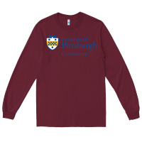 Burgundy University of Pittsburgh at Greensburg, Long Sleeve Tee - linhVisuals