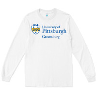 White University of Pittsburgh at Greensburg, Long Sleeve Tee - linhVisuals