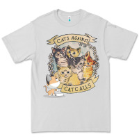 Dove Grey Cats Against Cat Calls Premium Tee - Bettercallsaul