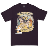 Plum Cats Against Cat Calls Premium Tee - Bettercallsaul