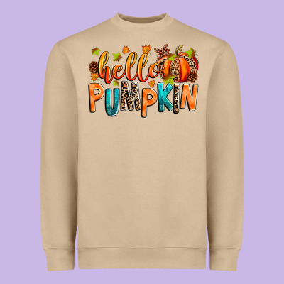 Hello Pumpkin Heavyweight Sweatshirt Designed By Ranaportraitstore
