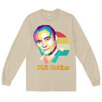 Mushroom wpap phil collins rock Long Sleeve Tee - linhVisuals