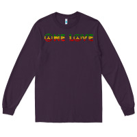 Plum one love rasta reggae music rastafarian lover jamaica peace t shirt Long Sleeve Tee - linhVisuals
