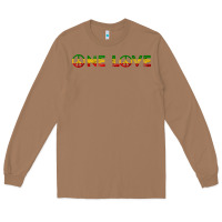 Toasted Coconut one love rasta reggae music rastafarian lover jamaica peace t shirt Long Sleeve Tee - linhVisuals