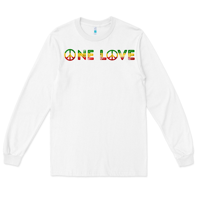 One Love Rasta Reggae Music Rastafarian Lover Jamaica Peace T Shirt Long Sleeve Tee by linhVisuals | Teevron