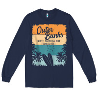 Navy outer banks shirts men women kids obx north carolina nc gift zip hoodi Long Sleeve Tee - linhVisuals