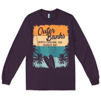 Plum outer banks shirts men women kids obx north carolina nc gift zip hoodi Long Sleeve Tee - linhVisuals