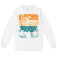 White outer banks shirts men women kids obx north carolina nc gift zip hoodi Long Sleeve Tee - linhVisuals
