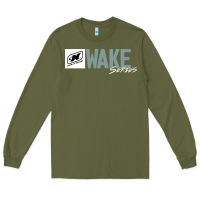 Army Green Nautique Boats Long Sleeve Tee - linhVisuals