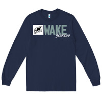 Navy Nautique Boats Long Sleeve Tee - linhVisuals
