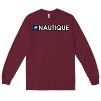Burgundy Nautique Boats Long Sleeve Tee - linhVisuals