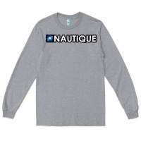 Heather Grey Nautique Boats Long Sleeve Tee - linhVisuals