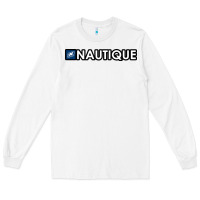 White Nautique Boats Long Sleeve Tee - linhVisuals