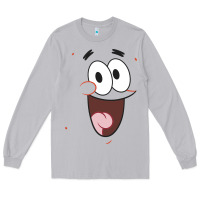 Moon Dust sponge.bob squa.re.pants patrick face portrait Long Sleeve Tee - linhVisuals