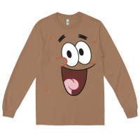 Toasted Coconut sponge.bob squa.re.pants patrick face portrait Long Sleeve Tee - linhVisuals