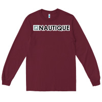Burgundy Nautique Boats Long Sleeve Tee - linhVisuals