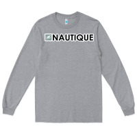 Heather Grey Nautique Boats Long Sleeve Tee - linhVisuals