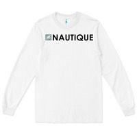 White Nautique Boats Long Sleeve Tee - linhVisuals