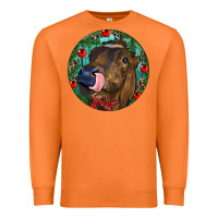 Carrot Longhorn Cow Christmas Premium Sweatshirt - RanaPortraitStore
