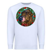 Longhorn Cow Christmas Premium Sweatshirt | Teevron