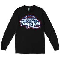 Black new hampshire fisher cats Long Sleeve Tee - linhVisuals